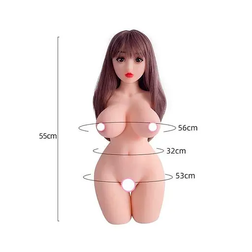 Реалістична секс-лялька Emily-A шатенка з силікону для чоловіків - фото 5