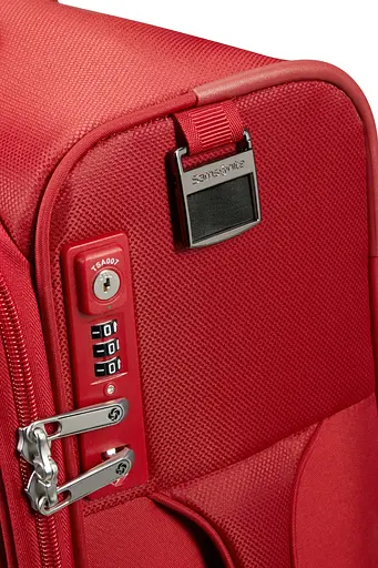 Валіза 55 См Samsonite D'LITE RED 55x40x22(25) KG6*10302 - фото 7