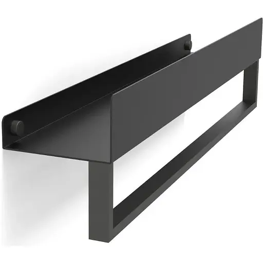 Полка для ванны Rea SF01 60 black matt REA-06002, Черный матовый - фото 1