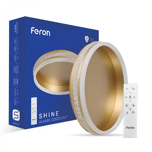Светильник светодиодный Feron AL6600 золотой 70W (40280) - фото 2