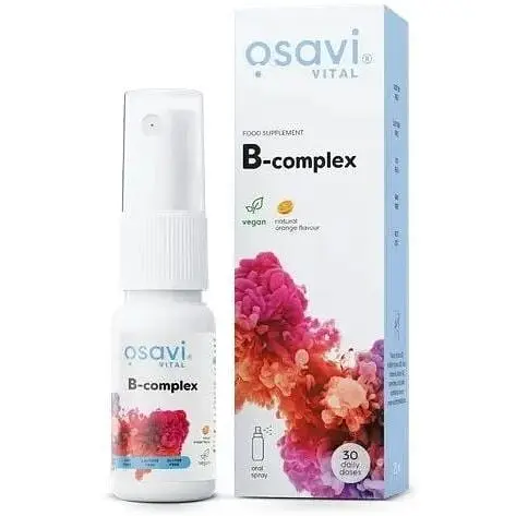 Комплекс вітамінів групи B Osavi B-Complex Spray, 25 мл в формі орального спрею - Апельсин