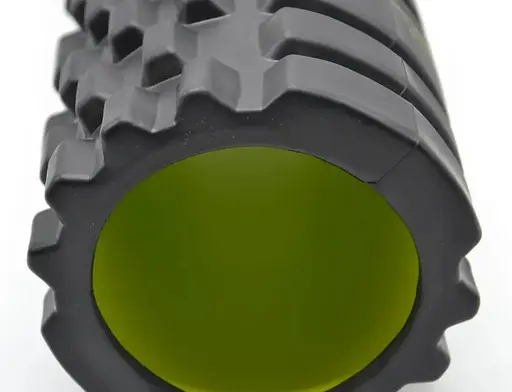 Масажний ролик (роллер) PowerPlay 4025 Massage Roller Чорно-зелений (33x15 см) (PP_4025_Black_Green) - фото 5