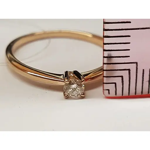 Золоте кільце Qvaliz з діамантами. Артикул 501-00780 17 - фото 5