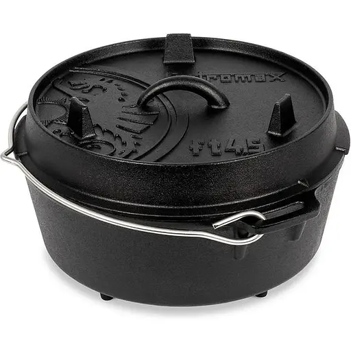 Котелок-жаровня чугунная Petromax Dutch Oven ft4.5 на ножках 3.5 л (1017-ft4.5)
