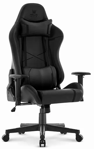 Компьютерное кресло Hell’s HC-2001 Black экокожа - фото 1