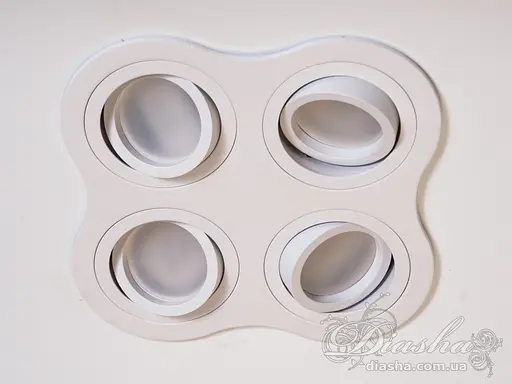 Оригінальний чотирьохточковий алюмінієвий світильник на кухню, серія - фото 2