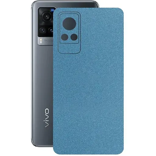 Захисна плівка StatusSKIN для Vivo X60 5G Корпус Вініл Блакитна глянець - фото 1