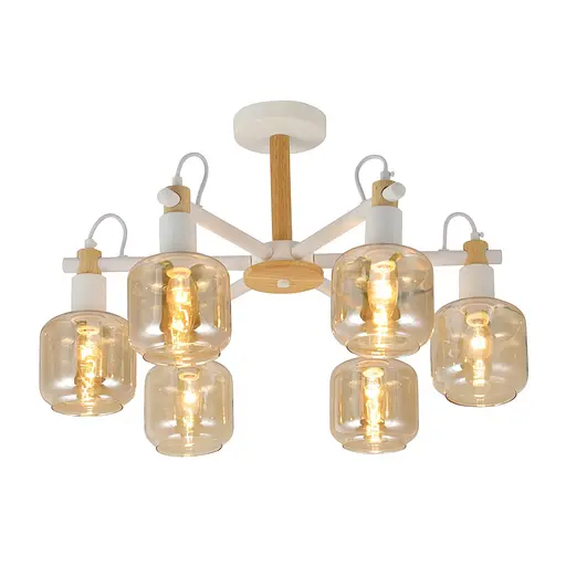 Люстра Ardero BL1460-2 DENVER під лампу білий - фото 1