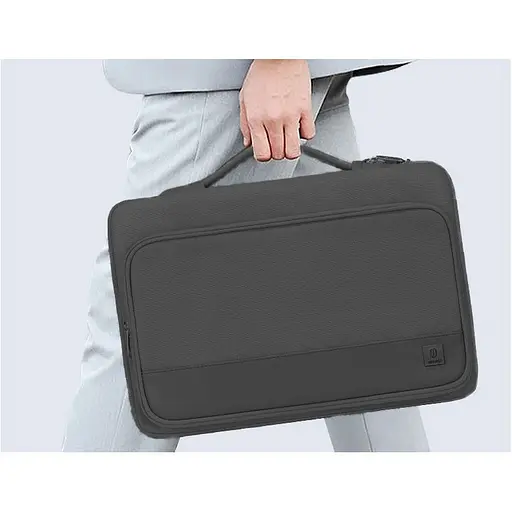 Сумка для ноутбука WiWU Cozy Classic Sleeve Series MacBook 14" Black [151947] - фото 4