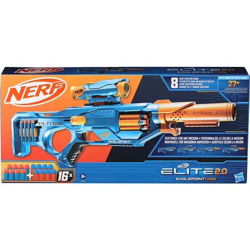 Бластер іграшковий Hasbro EaglePoint RD-8 Nerf Elite 2.0 16 стріл (F0423) - фото 5