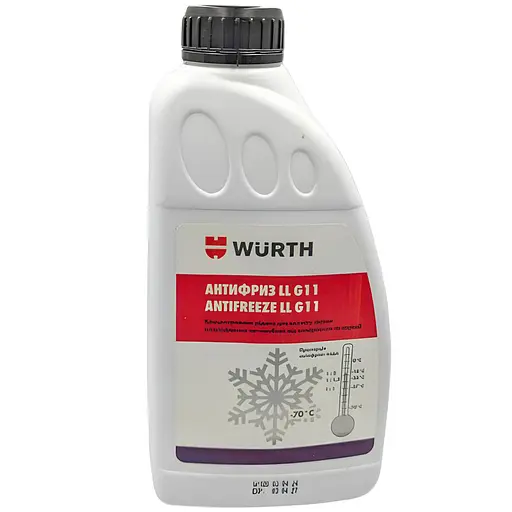 Антифриз Wurth LL G11 концентрат 1 л (5892332101)