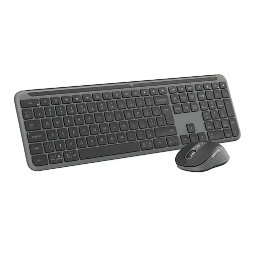 Комплект (клавиатура, мышь) беспроводной Logitech Signature Slim Combo MK950 Graphite (920-012490) - фото 1