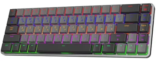 Клавиатура GamePro MK122R Red Switch Low Profile Wireless Dark Gray (MK122R) - фото 3