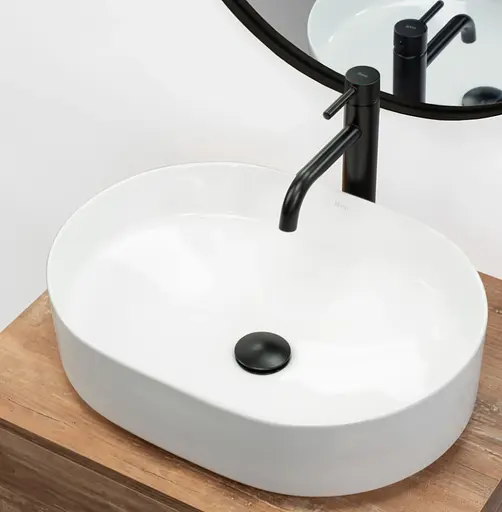 Умивальник Rea Nadia 50 накладний білий REA-U6563, Білий - фото 3