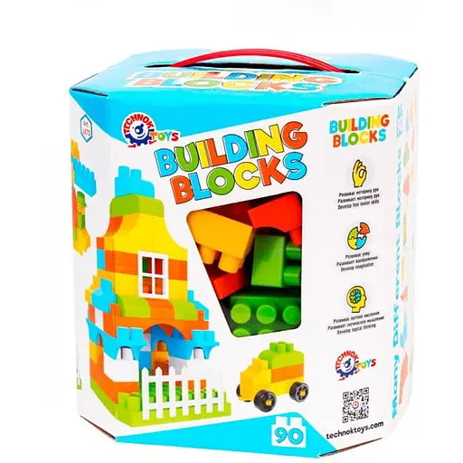 Детский конструктор Building blocks ТехноК 6573TXK 90 деталей - фото 6