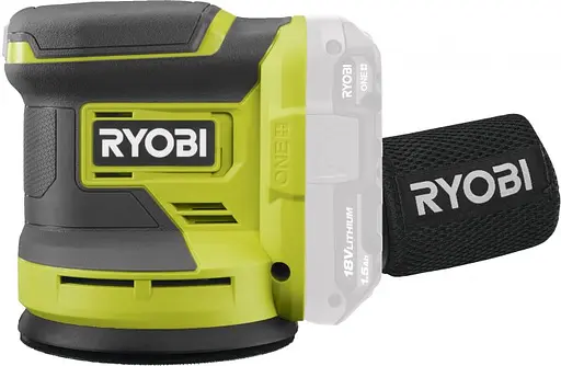 Шлифмашина эксцентриковая Ryobi ONE+ RROS18-0 18В аккумуляторная без АКБ и ЗП - фото 1