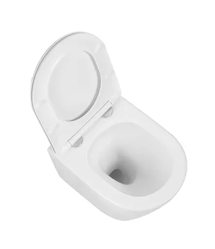 Унитаз подвесной Mixxus Bevel-0302-T3 520x360x365 мм, система смыва Tornado 3.0 MI6705, Белый - фото 3