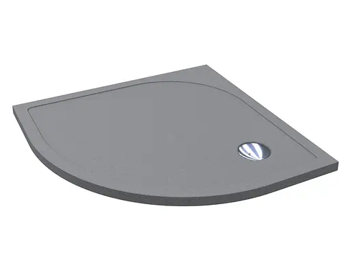 Душовий піддон Miraggio Madrid 800 mirastone gray 0000643 Сірий - фото 1