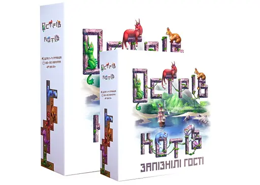 Настільна гра Geekach Games Острів котів з доповненням Запізнілі гості (укр.) (GKCH001+1.1)