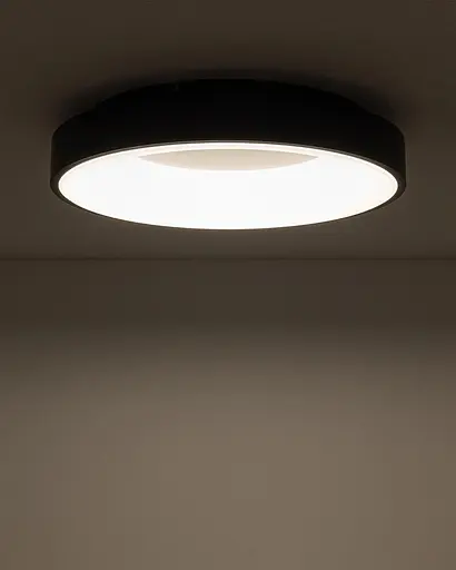 Світильник стельовий Nowodvorski 11207 Nikki Round LED 1x48W 3000K 4000Lm IP20 чорний - фото 2