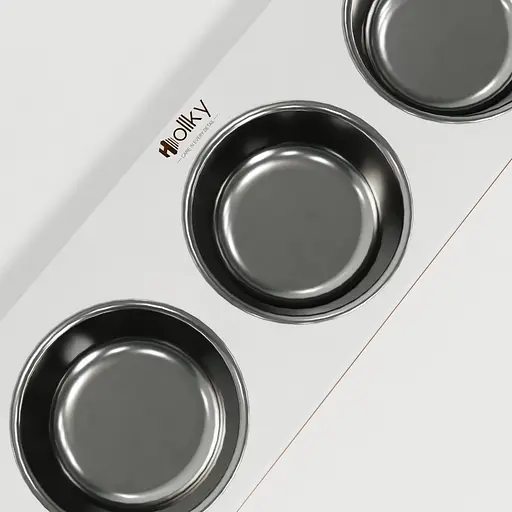 Hollky Base Bar — три миски на підставці (3 × 0,45 л) - фото 8