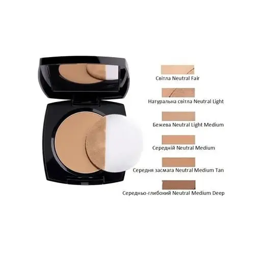 Матуюча компактна пудра Avon Середня/NEUTRAL MEDIUM (n3-01) 8 г - фото 2