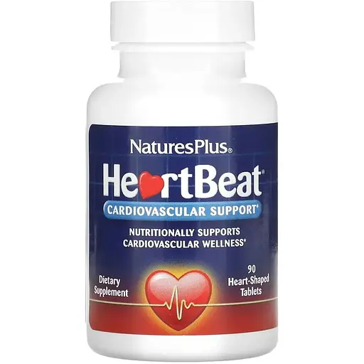 Комплекс для підтримки серцево-судинної системи Nature's Plus Heartbeat 90 tabs (1086-2023-10-2376)