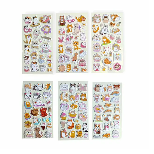 Наліпки дитячі 6 дизайнів 12 шт. (762824ML)