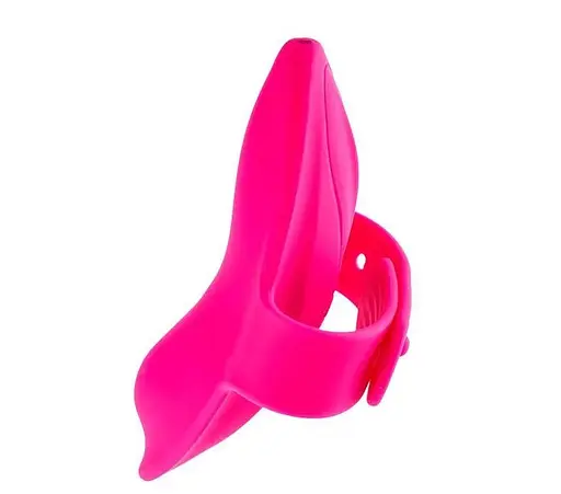 Смарт-вибратор Love Spouse в трусики для женщин с аккумулятором 80 мм USB красный - фото 1