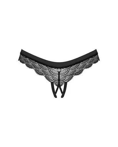 Трусики Obsessive Chemeris crotchless panties XS/S - фото 5