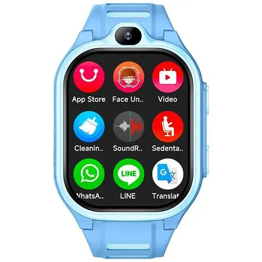 Детские смарт-часы Lemfo AS10 голубой - фото 3