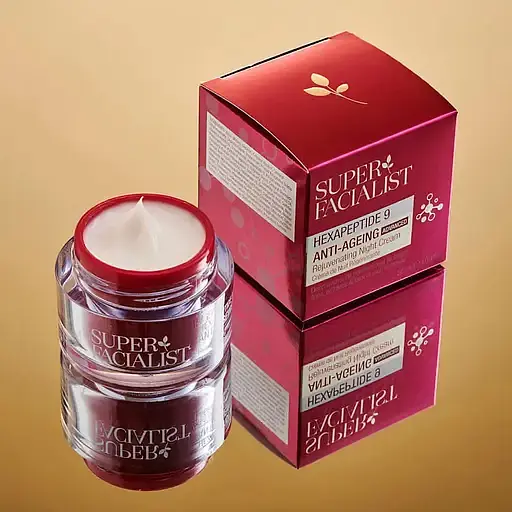 Крем для лица ночной Super Facialist Hexapeptide 9 Anti Ageing 50 мл - фото 4