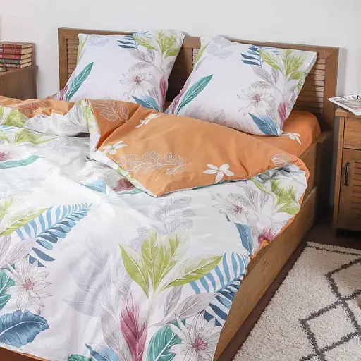 Комплект постільної білизни Viluta євро ранфорс 22195 100% бавовна - фото 3