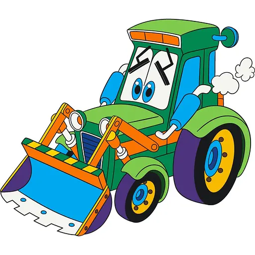 Детская раскраска ArtCraft Тракторец 25х30 см (15066-AC)