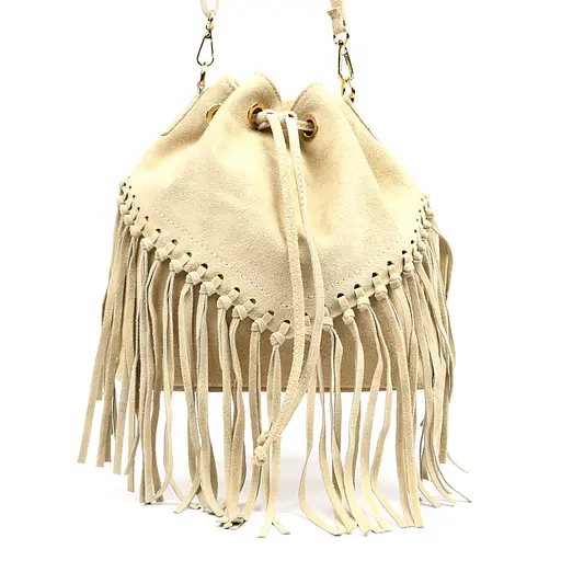 Женская замшевая сумка на плечо Firenze 25х26х13 см sum0028542 - фото 8