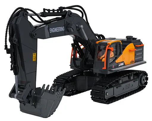 Экскаватор на радиоуправлении с металлическим ковшом и функцией дыма Ramiz - фото 3