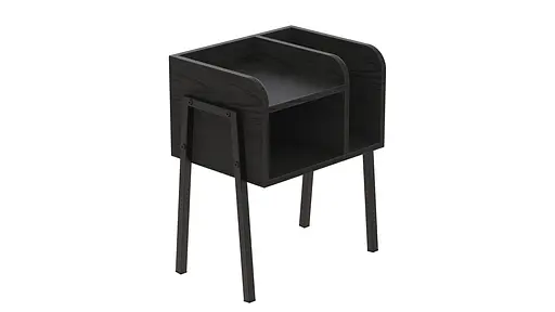 Тумба модульна Амелі 540x450x320 метал Чорний ДСП Сосна Кембра 16мм FRD-103006