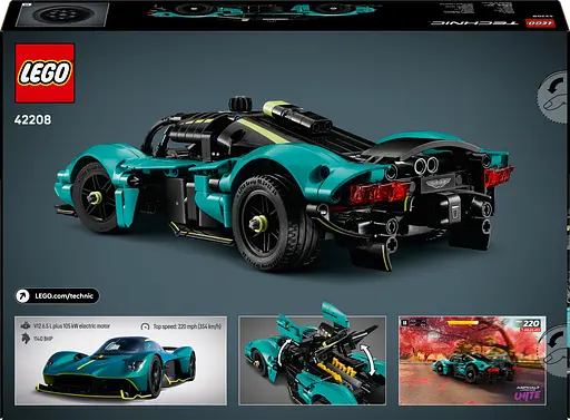 Конструктор LEGO Technic Aston Martin Valkyrie 707 деталей (42208) - фото 3