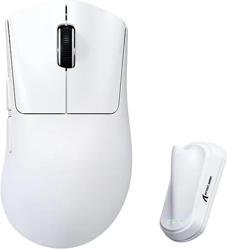 Бездротова миша ATTACK SHARK V8 42000 DPI PAW3950MAX Nordic 54L15 8K Біла - фото 10