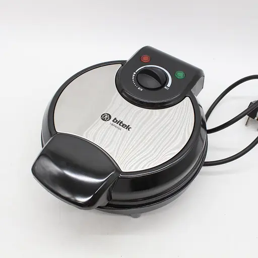 Електровафельниця Bitek BT-220 антипригарні пластини терморегулятор конус для ріжків 1200 Вт Чорний - фото 6