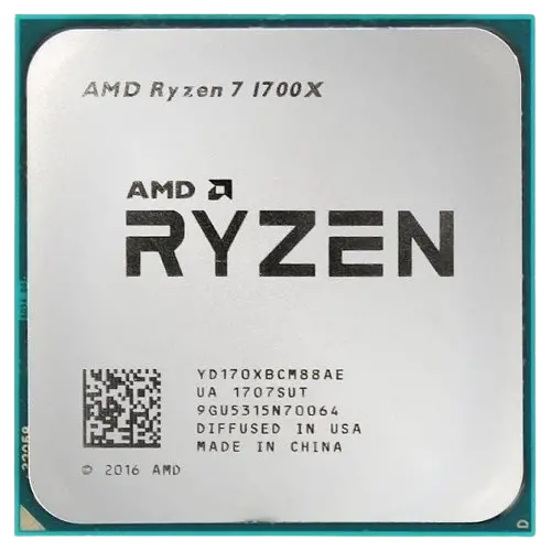 Процессор AMD Ryzen 7 1700X Socket AM4 (YD170XBCAEWOF) Б/У - фото 1