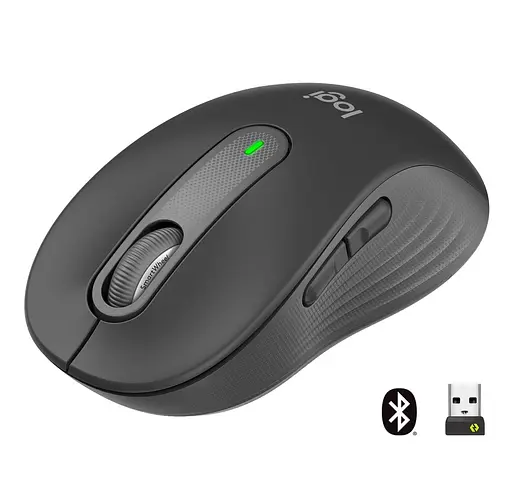 Беспроводная мышь Logitech Signature M650 L Wireless Mouse Graphite (910-006236) - фото 1