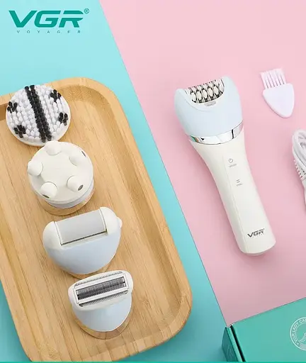Беспроводной эпилятор VGR V-703 USB 5 в 1 - фото 6