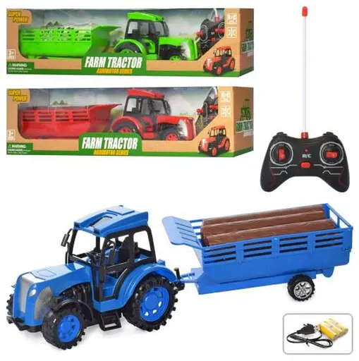 Трактор на радіокеруванні з причепом акумулятор 48 см - фото 8