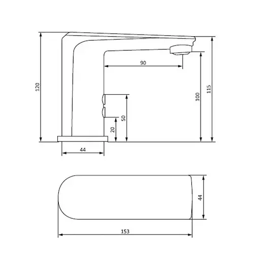 Змішувач для раковини DAMIXA Origin Evo 2 (780290000) - фото 6