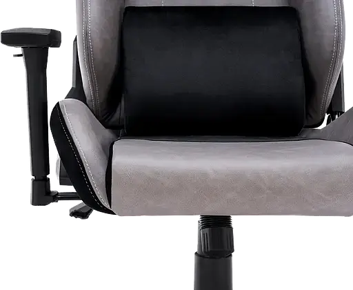 Геймерське крісло GT Racer чорне із сірим (X-2420 Black/Gray) - фото 13