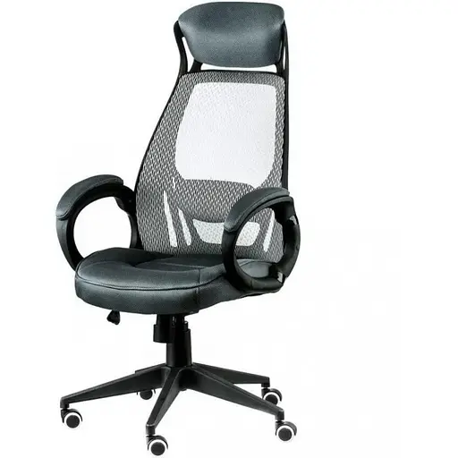 Кресло для персонала Special4You Briz black/grey (E4909)