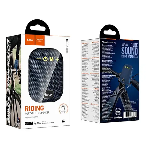 Портативна bluetooth колонка Hoco HC35  синій - фото 4