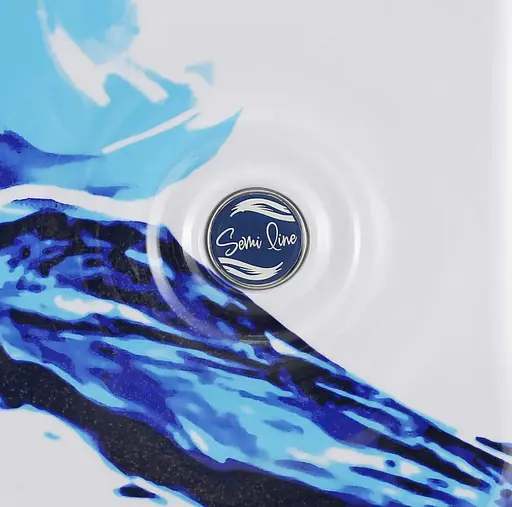 Чемодан Semi Line 24" (M) White/Blue Print (T5653-2) (DAS302330) - фото 7