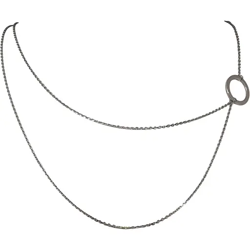 Серебряное колье Qvaliz. 90801327